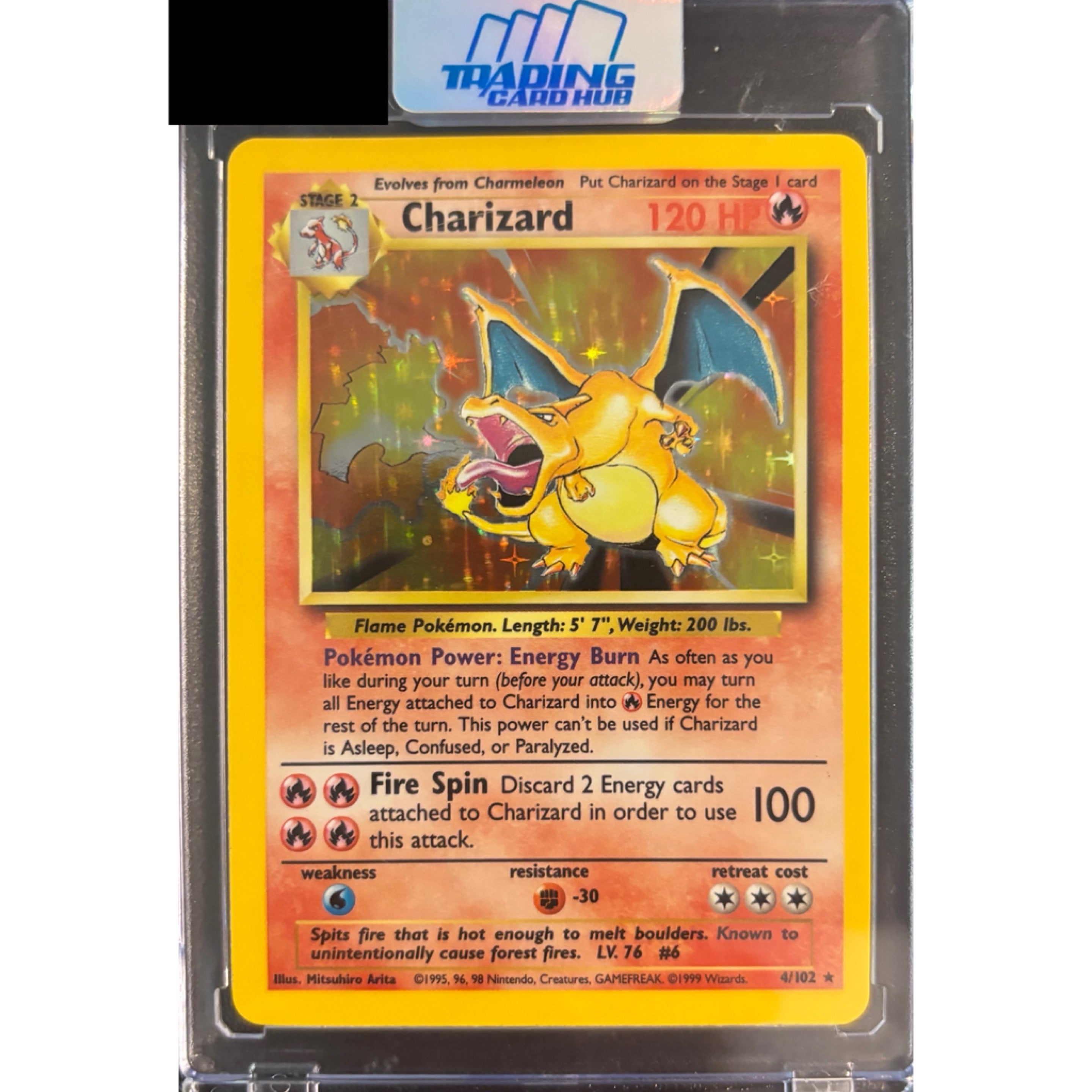 1995 charizard pokemon card 4 102 of the day. 4/102 from the celebrations: classic collection. When I was younger, I had some form of a charizard can't remember which set though. Most of my old cards art depiction of Charizard that makes it a true standout piece Charizard 1999 Pokemon Base Set